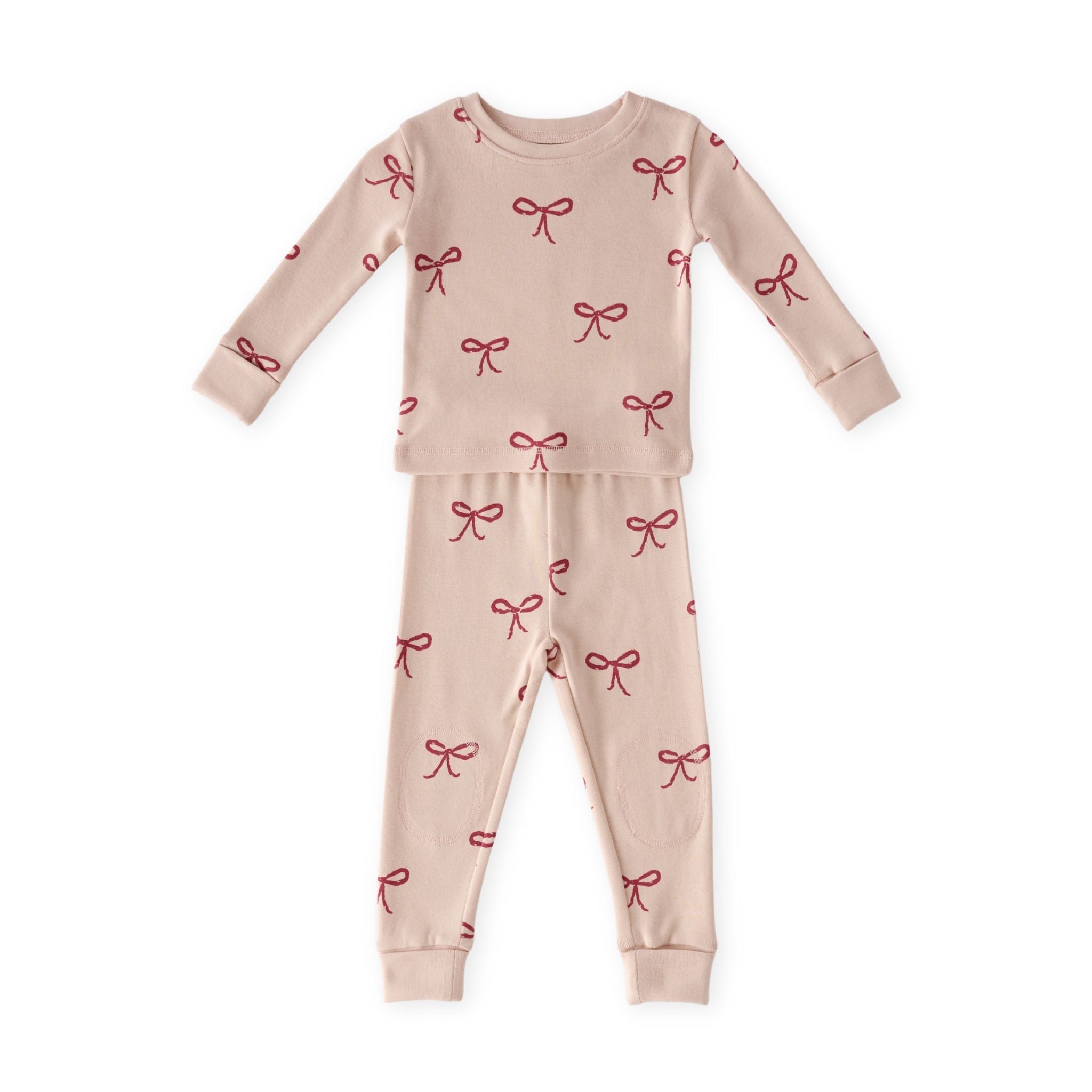 パジャマ・バスローブ BONJOUR KIDS PYJAMA SET IN A POUCH 6y 3010243-ribbedtoddlerpajama-