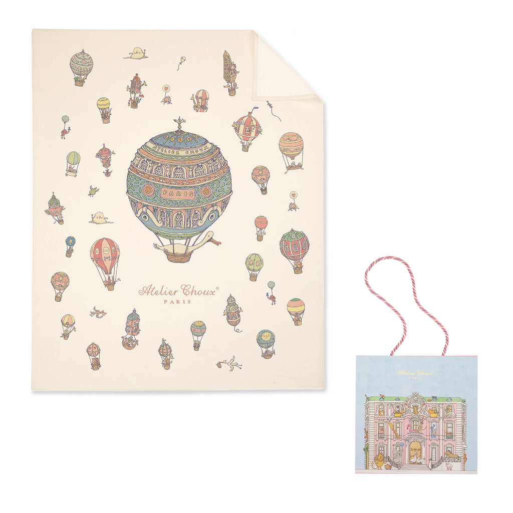 Hot Air Balloons Cashmere Blanket OTM GIFT
