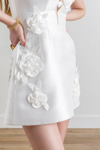 Fiore Dress in Ivory