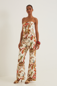 Mayflower Pants in Fauna Floral Ivory