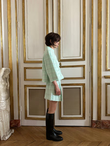 Lydia Skirt in Carré Menthe