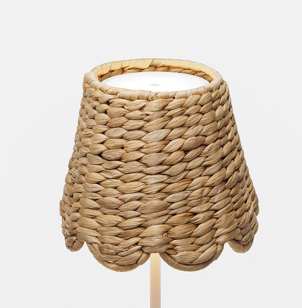 Zafferano Wicker Shade For Poldina Lights