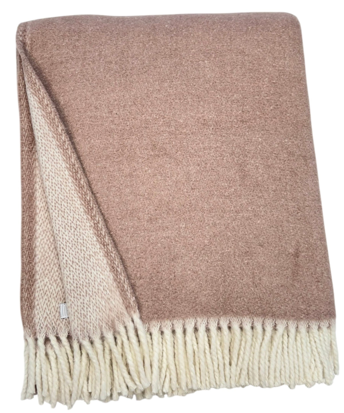 Double Face Solid Mini Chevron Throw