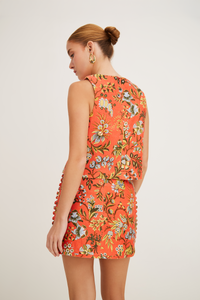 Mackenzie Top in Clover Orange