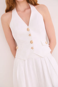 Prescott Top in White