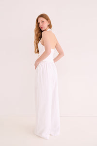 Palazzo Pant in White