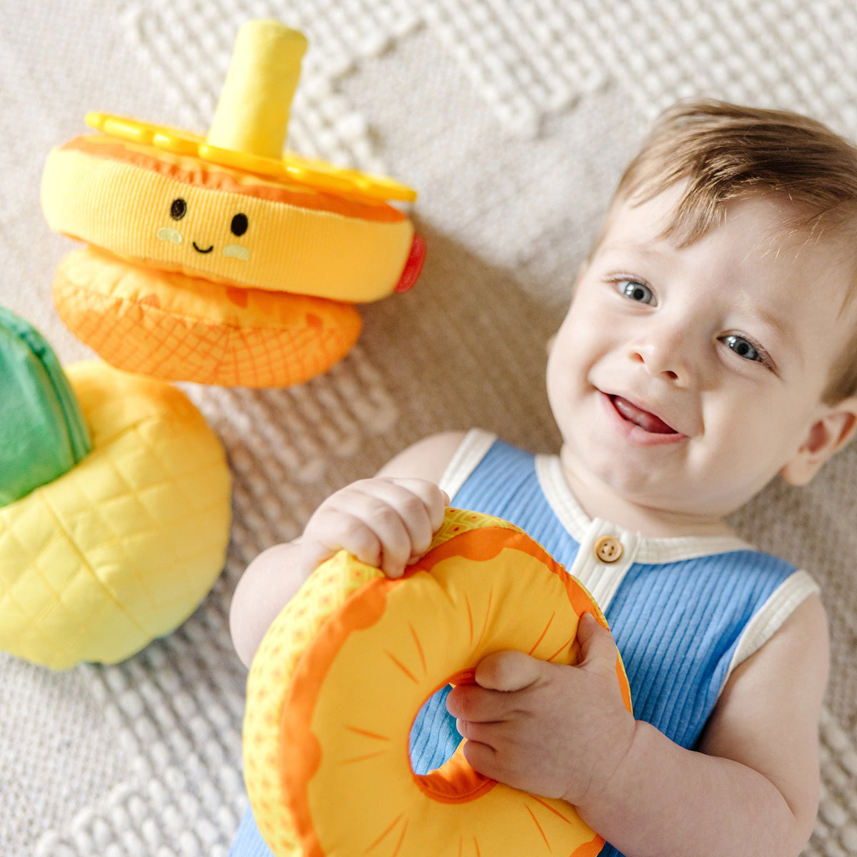 Pineapple Soft Stacker Toy