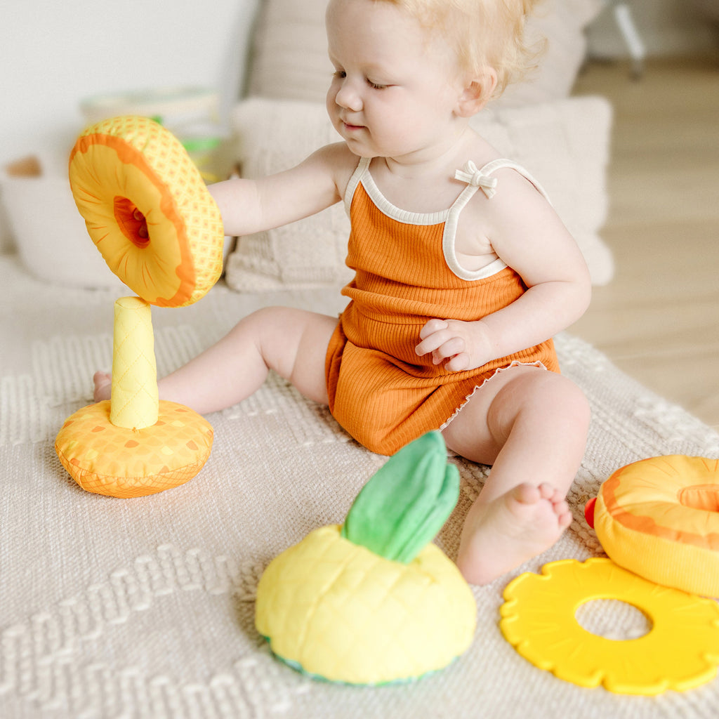 Pineapple Soft Stacker Toy