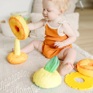 Pineapple Soft Stacker Toy