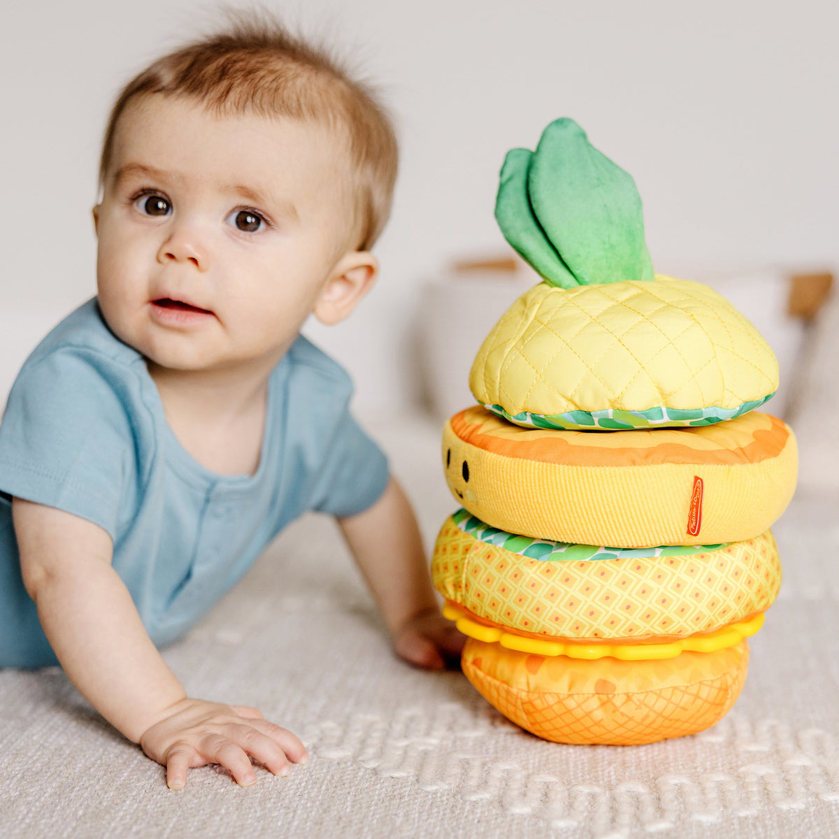 Pineapple Soft Stacker Toy