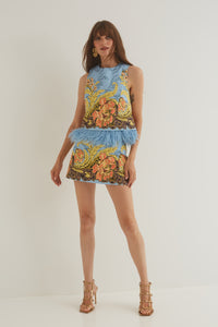 Chrissy Skirt in Nouveau Light Blue