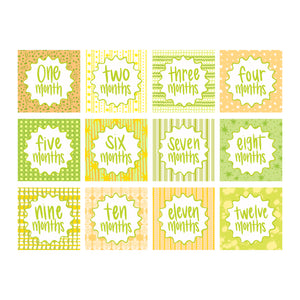 Garden Greens Milestone Cards