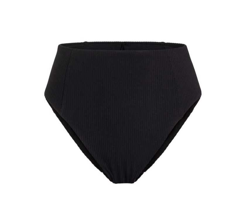 The High Waisted Cheeky Bottom in Ribbed