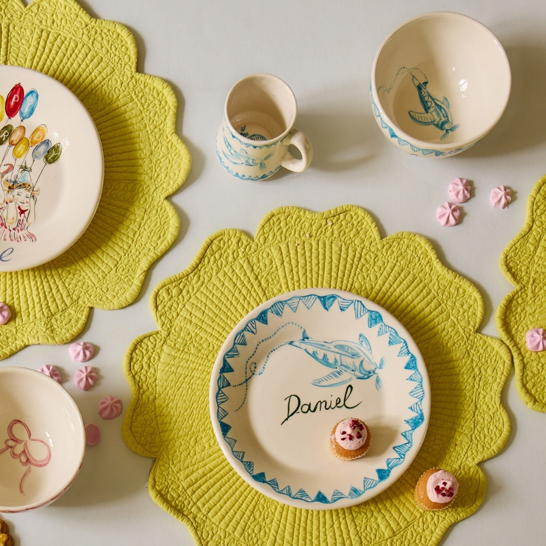 Personalized Turquoise Children’s Set