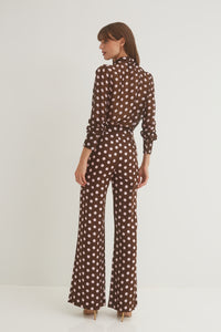 Mayflower Pants in Joelle Dot Brown