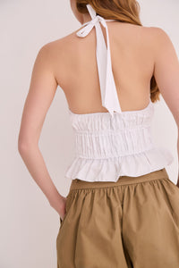 Peony Top in White