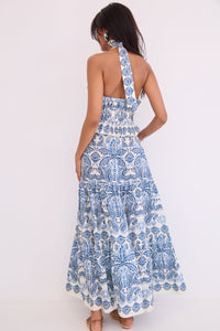 Melanie Skirt in Palm Paisley Sky
