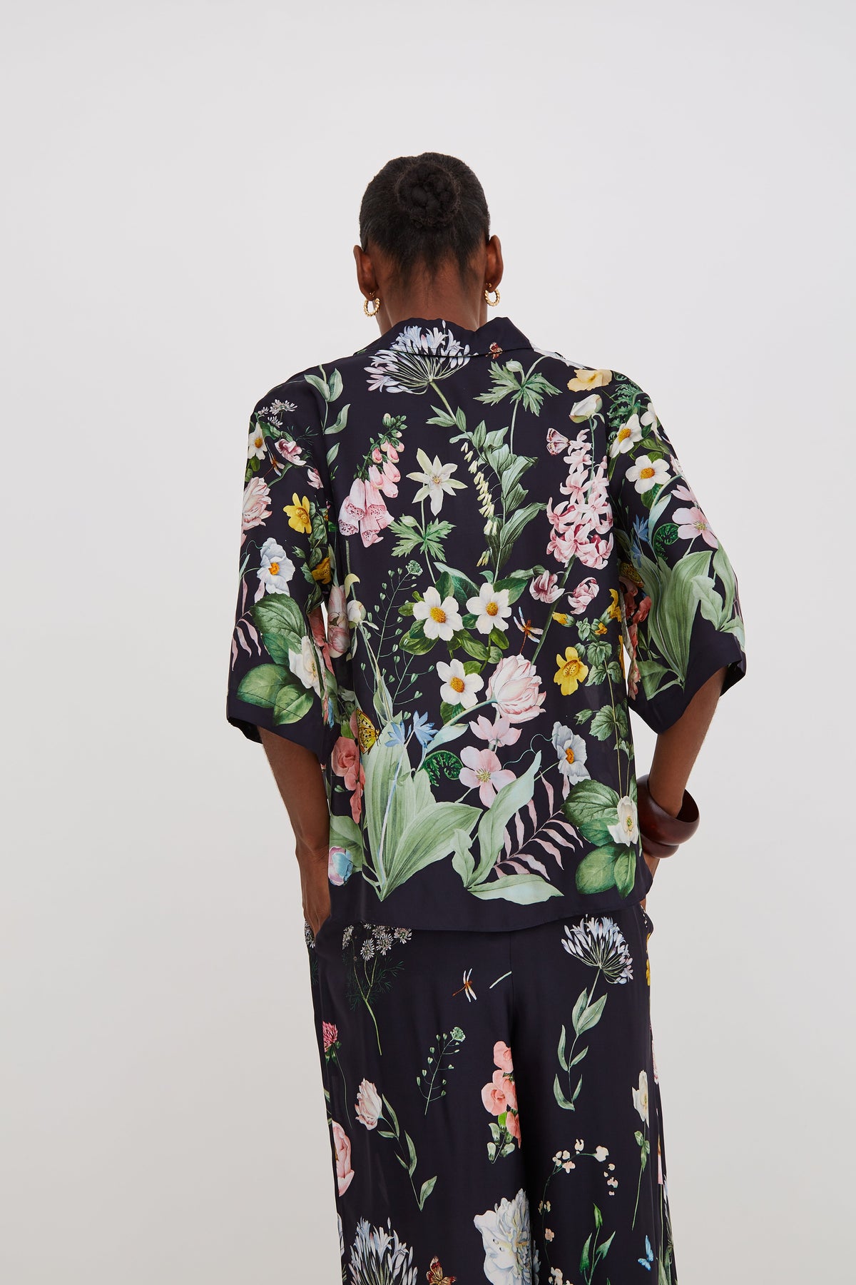 Calvia Top in Bloomsfield Navy