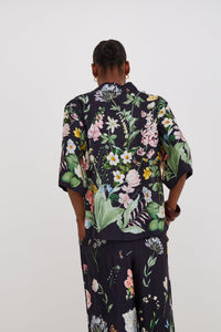 Calvia Top in Bloomsfield Navy