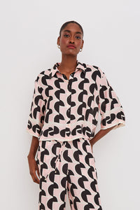 Calvia Top in Forma Geo Blush