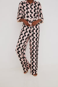 Girona Pant in Forma Geo Blush