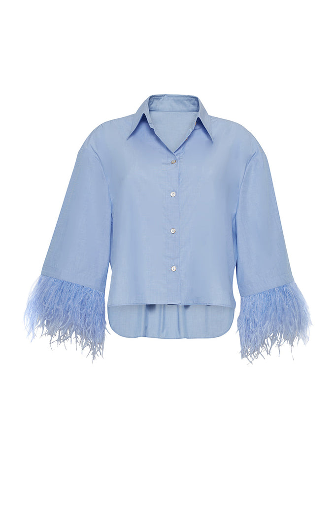 Chester Shirt in French Blue Shirting