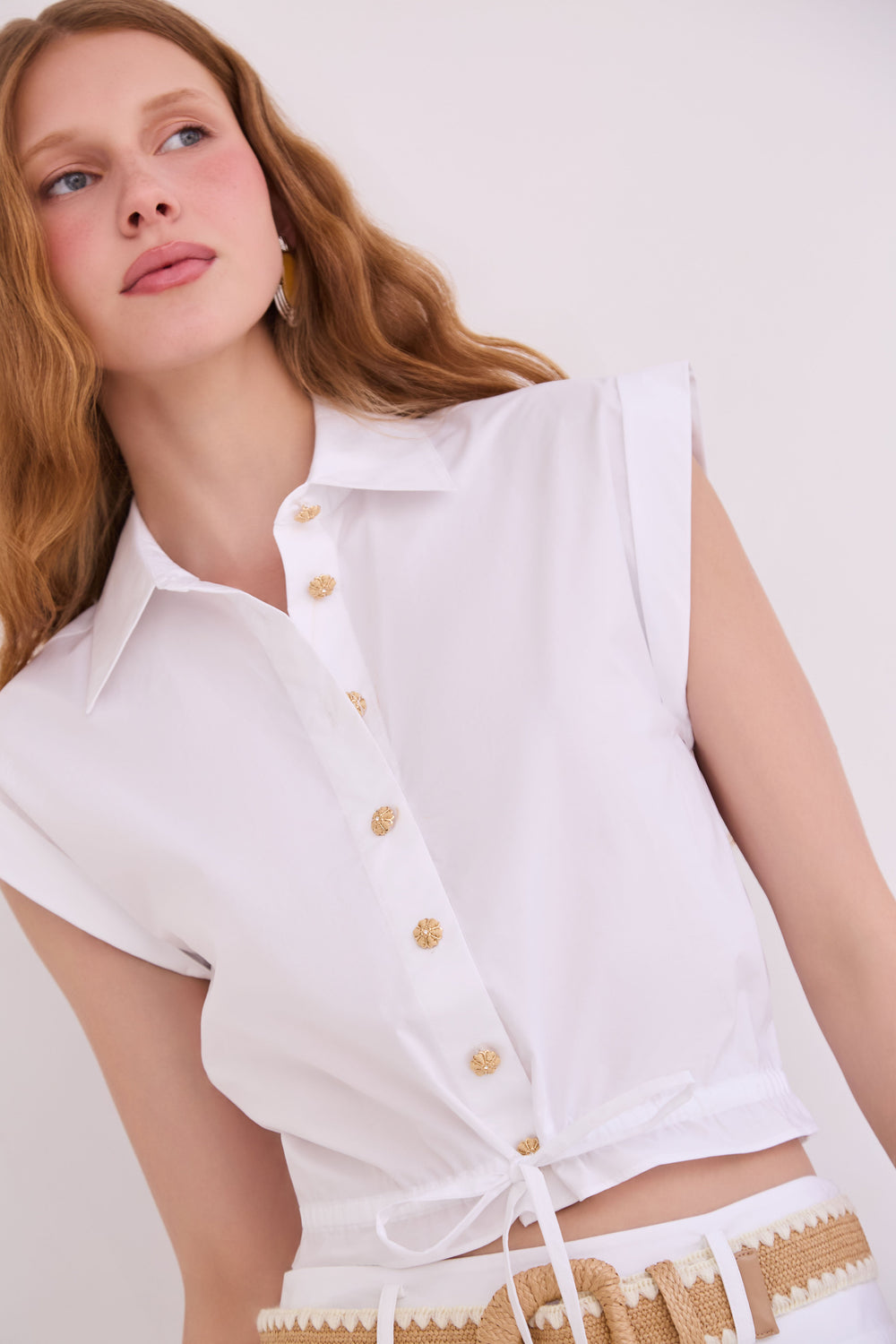 Octavia Top in White