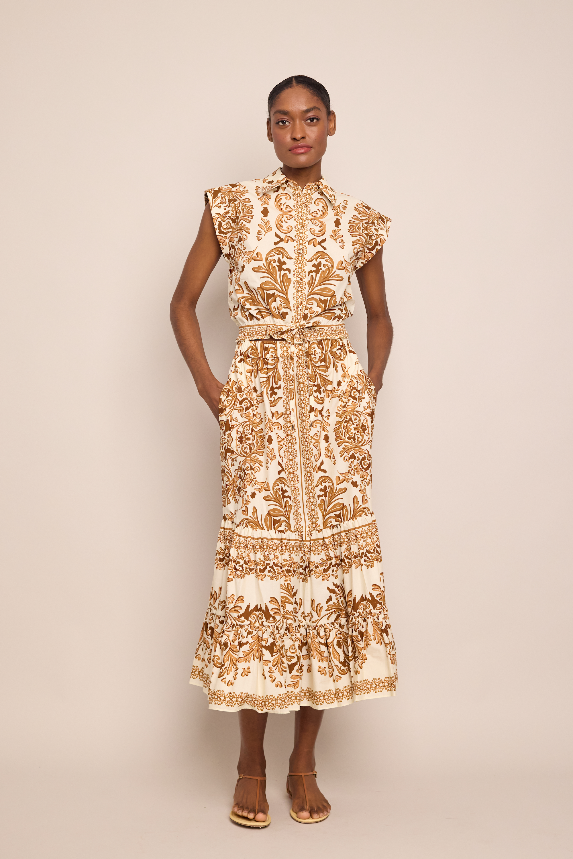 Chase Skirt in Saltaire Brown