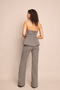 Christopher Pant in Houndstooth Black & White