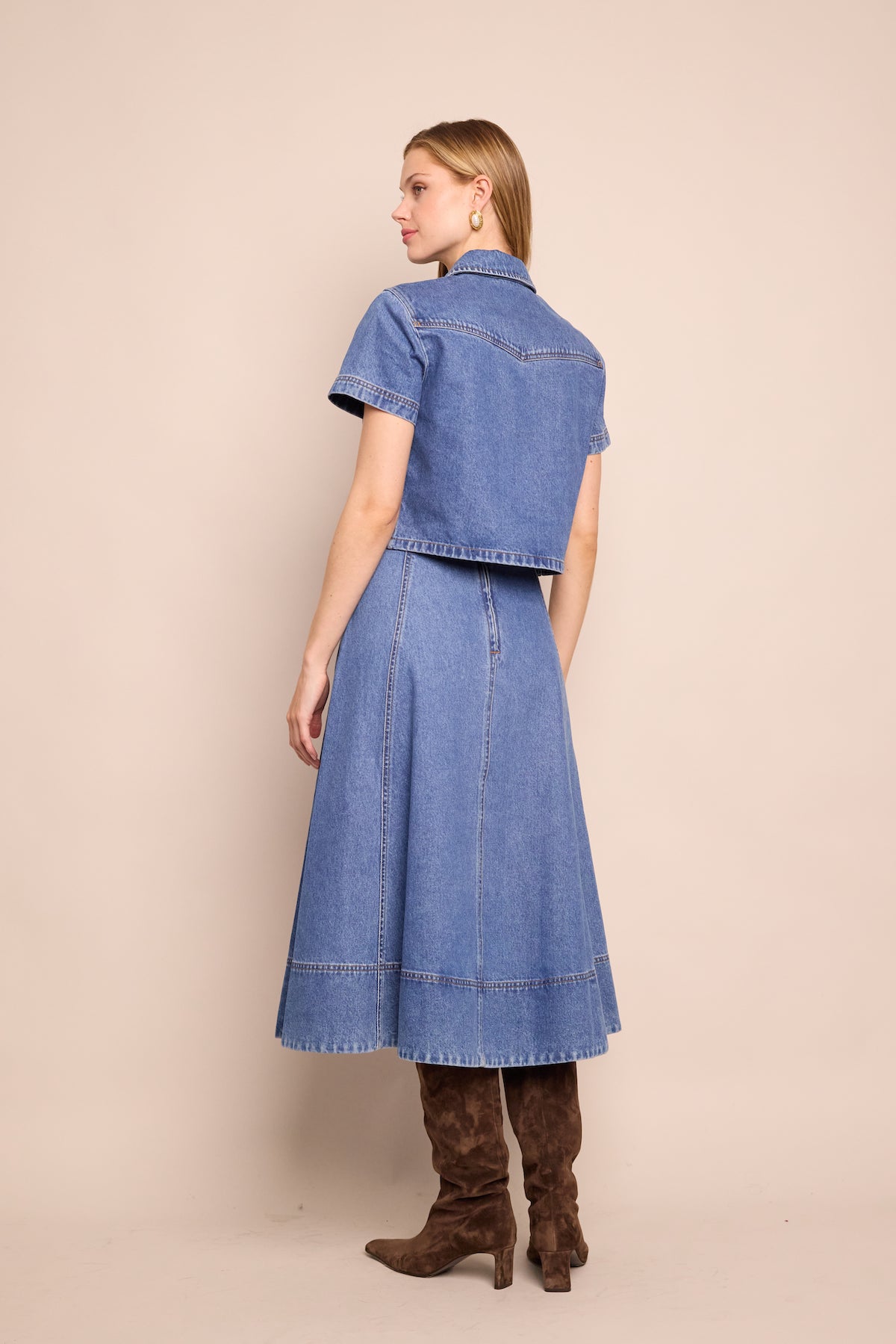 Aisha Skirt in Denim