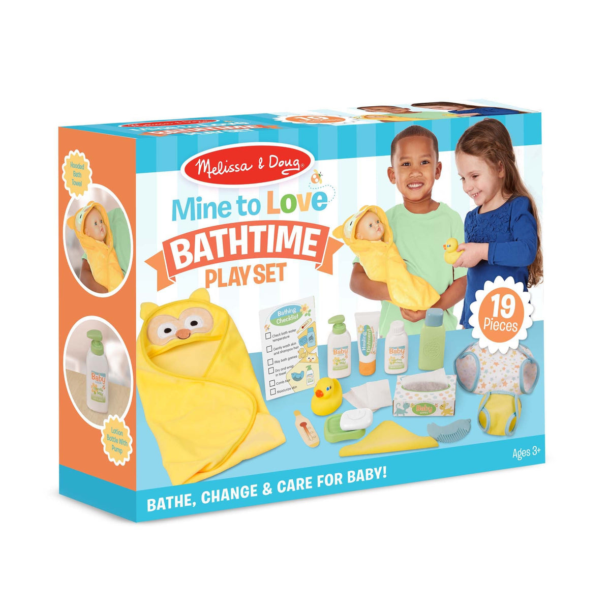 Mine-to-Love Changing & Bathtime Play Set