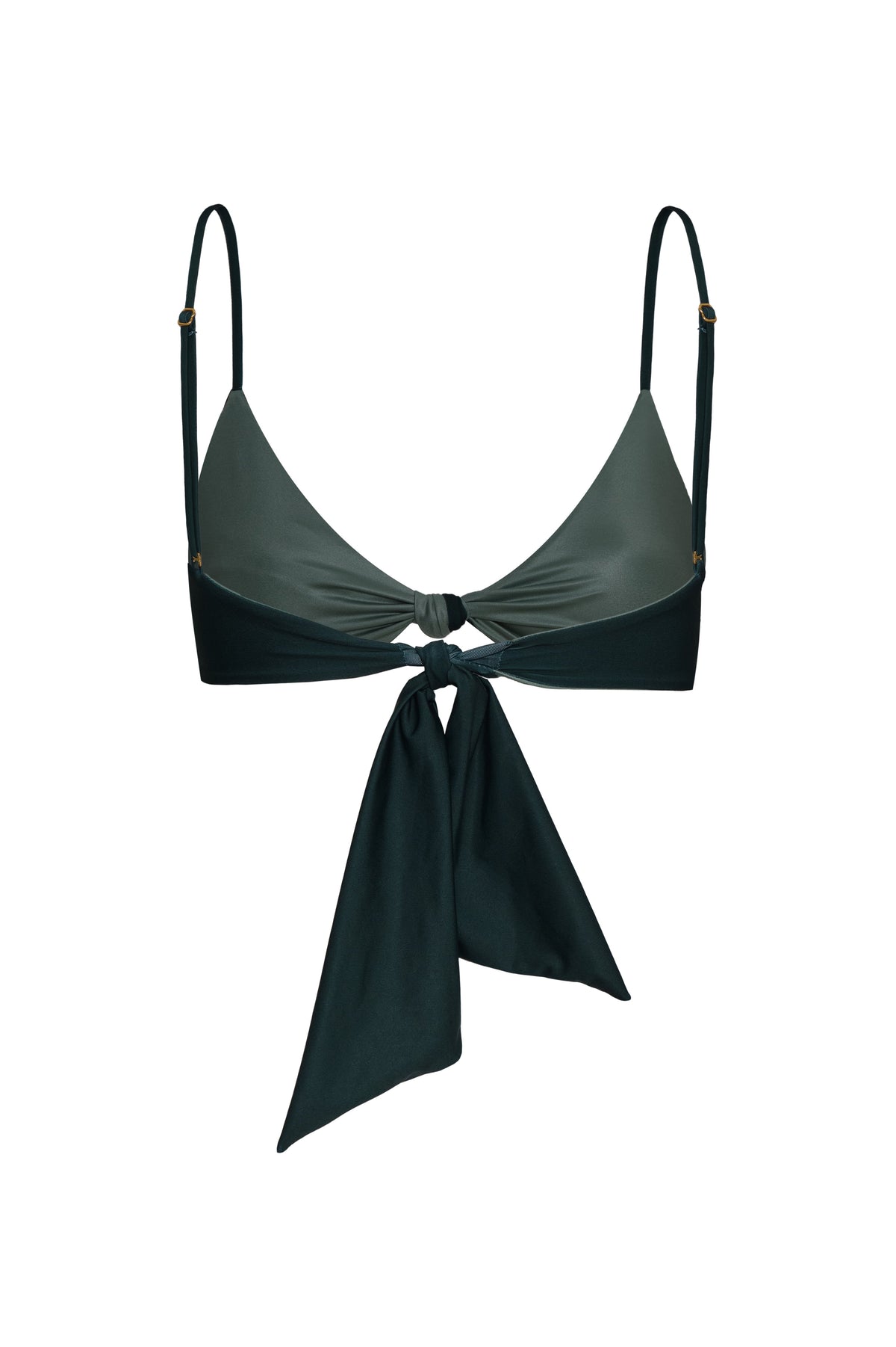 Pacifico Hand Embroidered Top in Aquamarine Palms & Metallic Mint