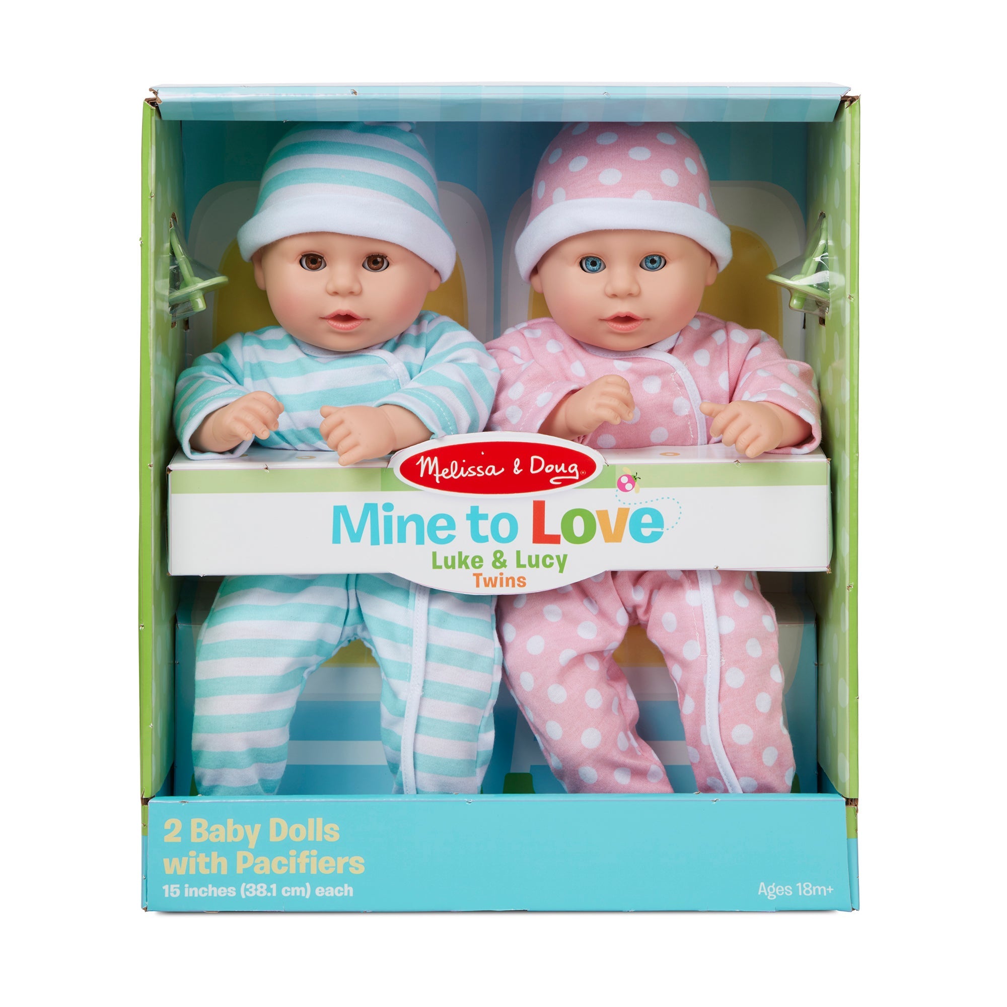 Mine to Love Baby Dolls - Luke & Lucy