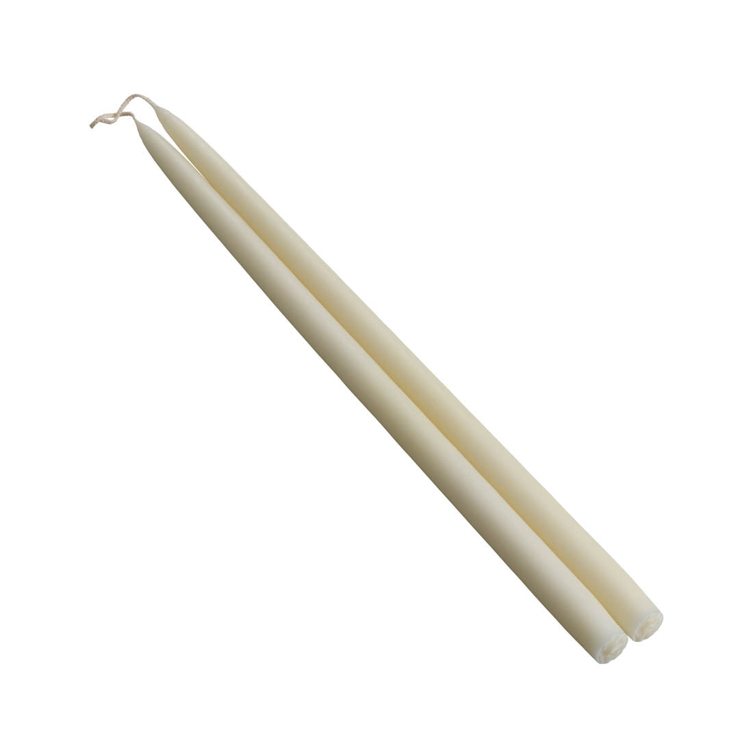 Taper Candle in Ivory, Set of 2