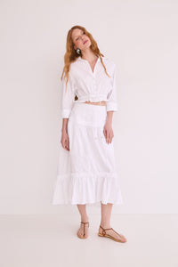 Tisbury Skirt in White