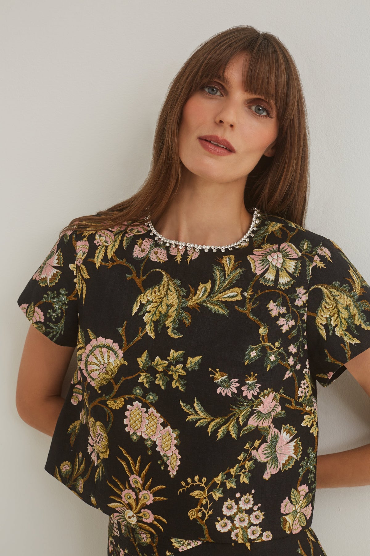 Hudson Top in Clover Black