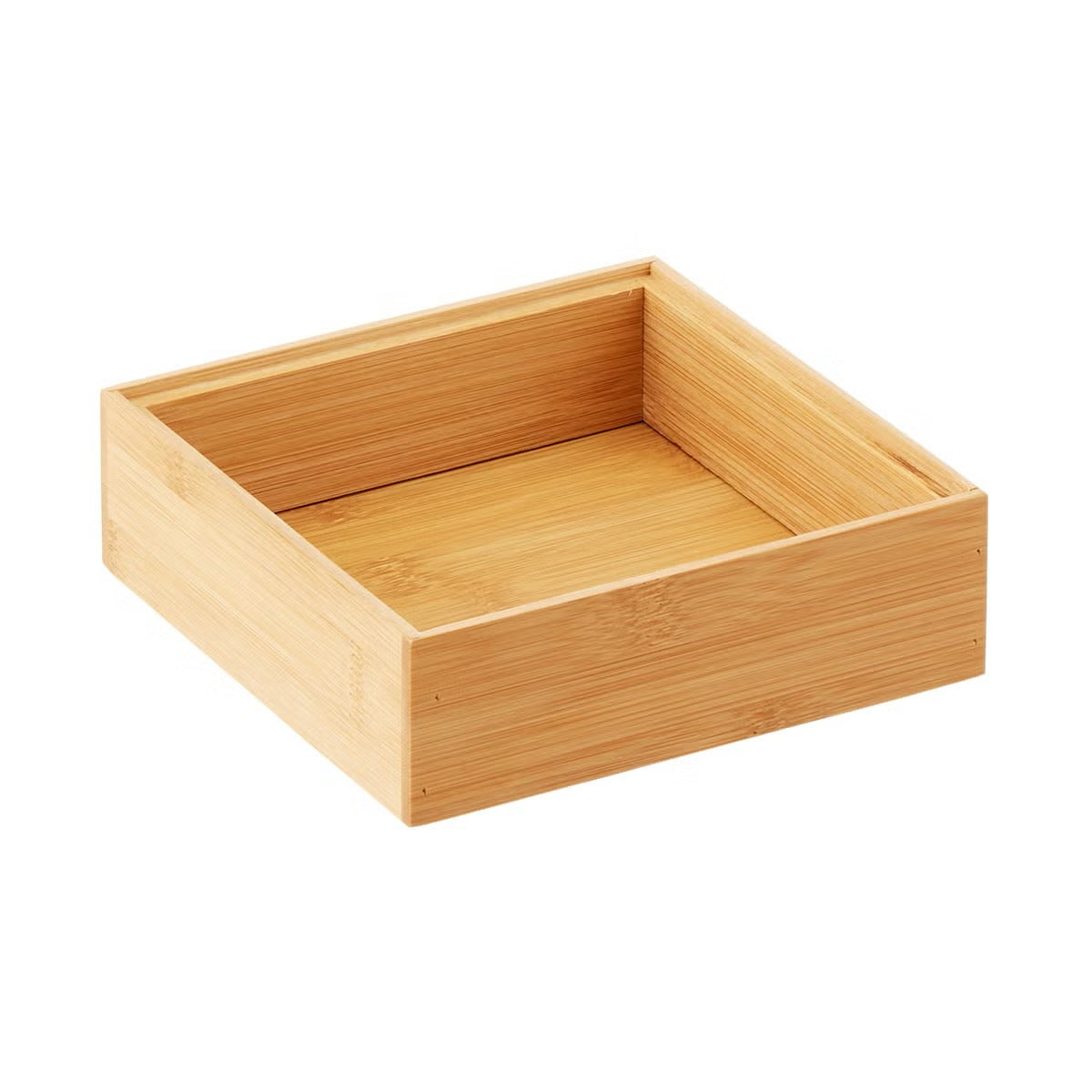 Bamboo Stacking Drawer Organizer 6" x 6"