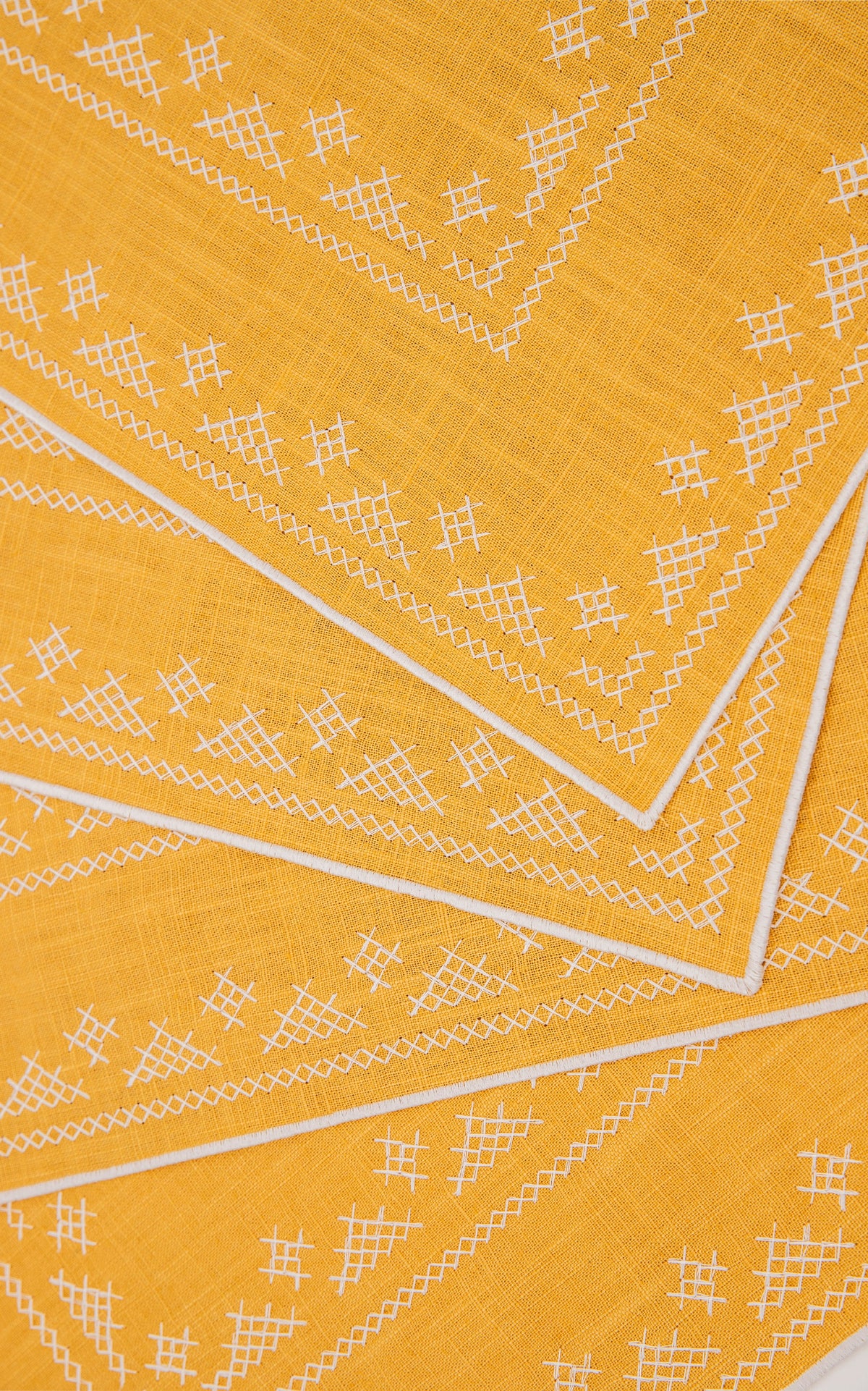Pedralbes Placemats in Marigold, Set of 4