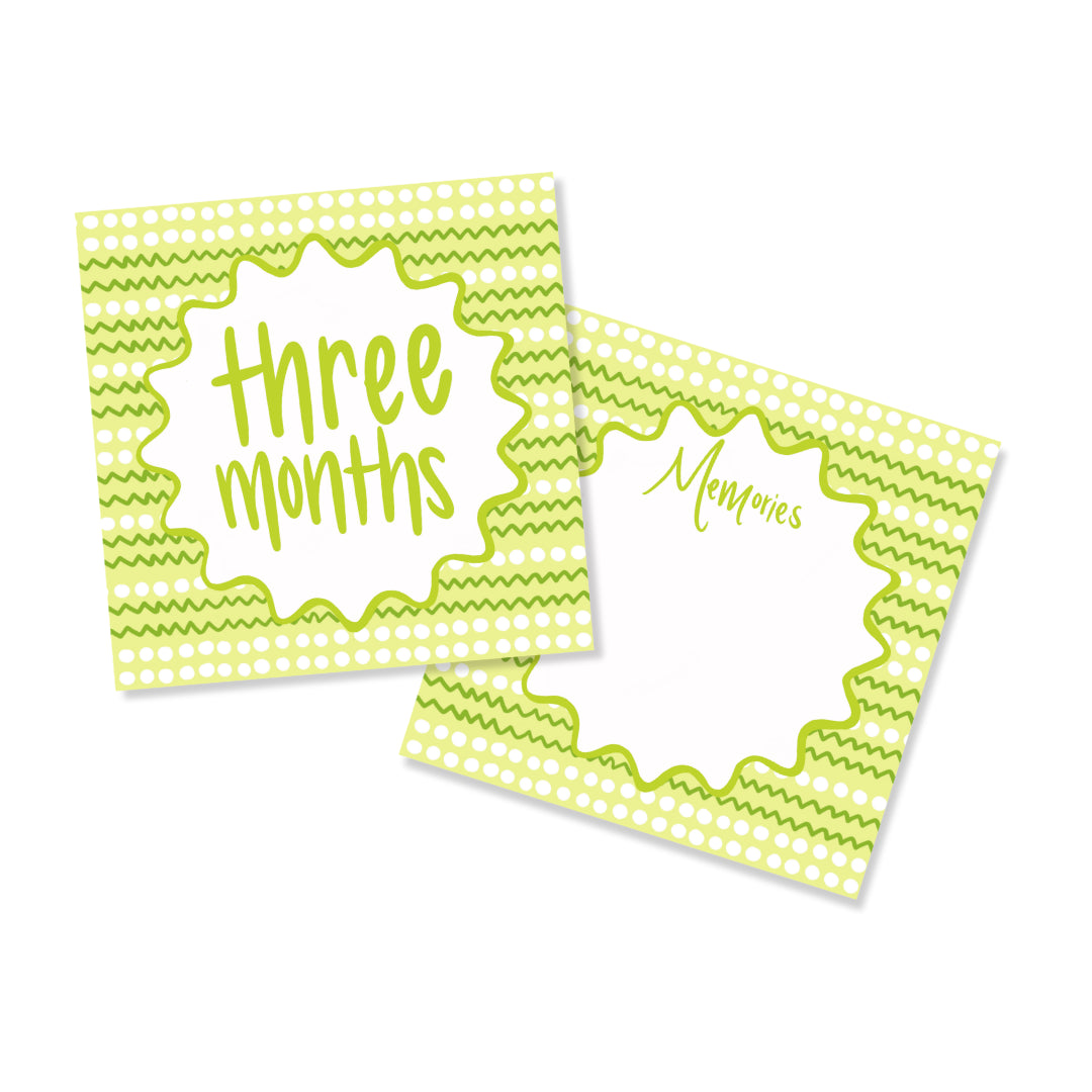 Garden Greens Milestone Cards