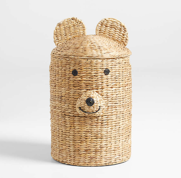Bear Woven Kids Hamper with Handles
