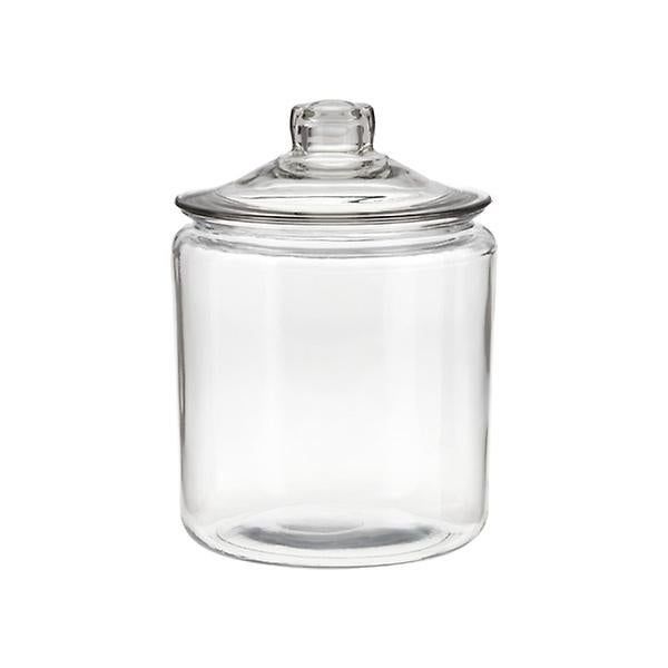 1 Gal. Anchor Hocking Glass Canister with Glass Lids