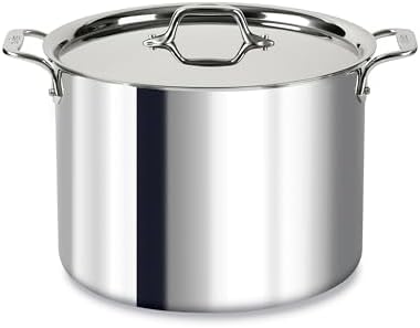 All-Clad Stainless Steel Tri-Ply Bonded Stockpot, 12-Quart