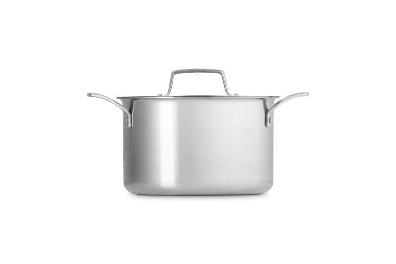 Essential Stainless Steel Deep Round Stockpot, 4 qt.