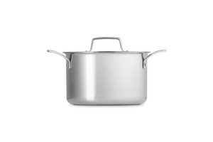 Essential Stainless Steel Deep Round Stockpot, 4 qt.