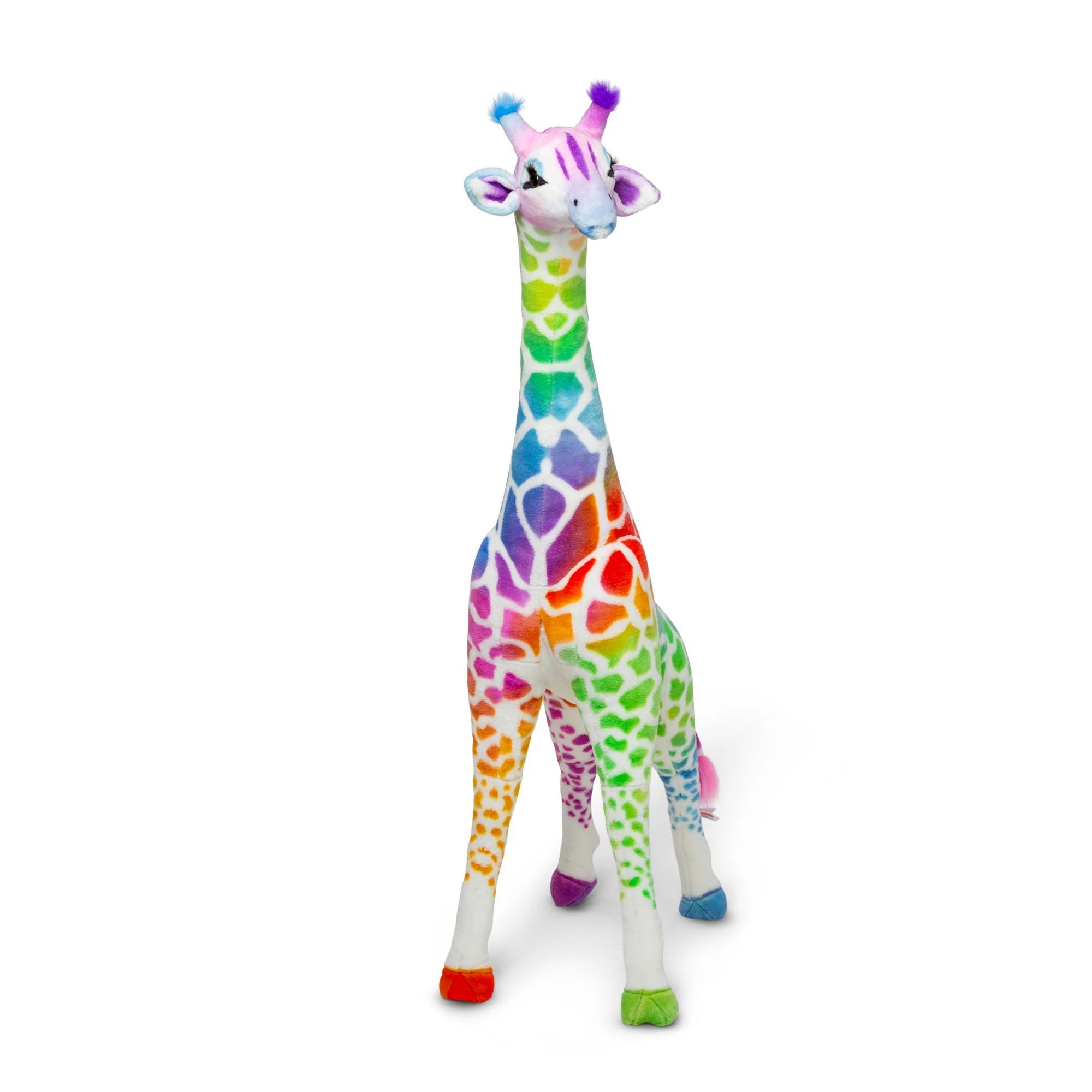 Rainbow Giraffe Plush