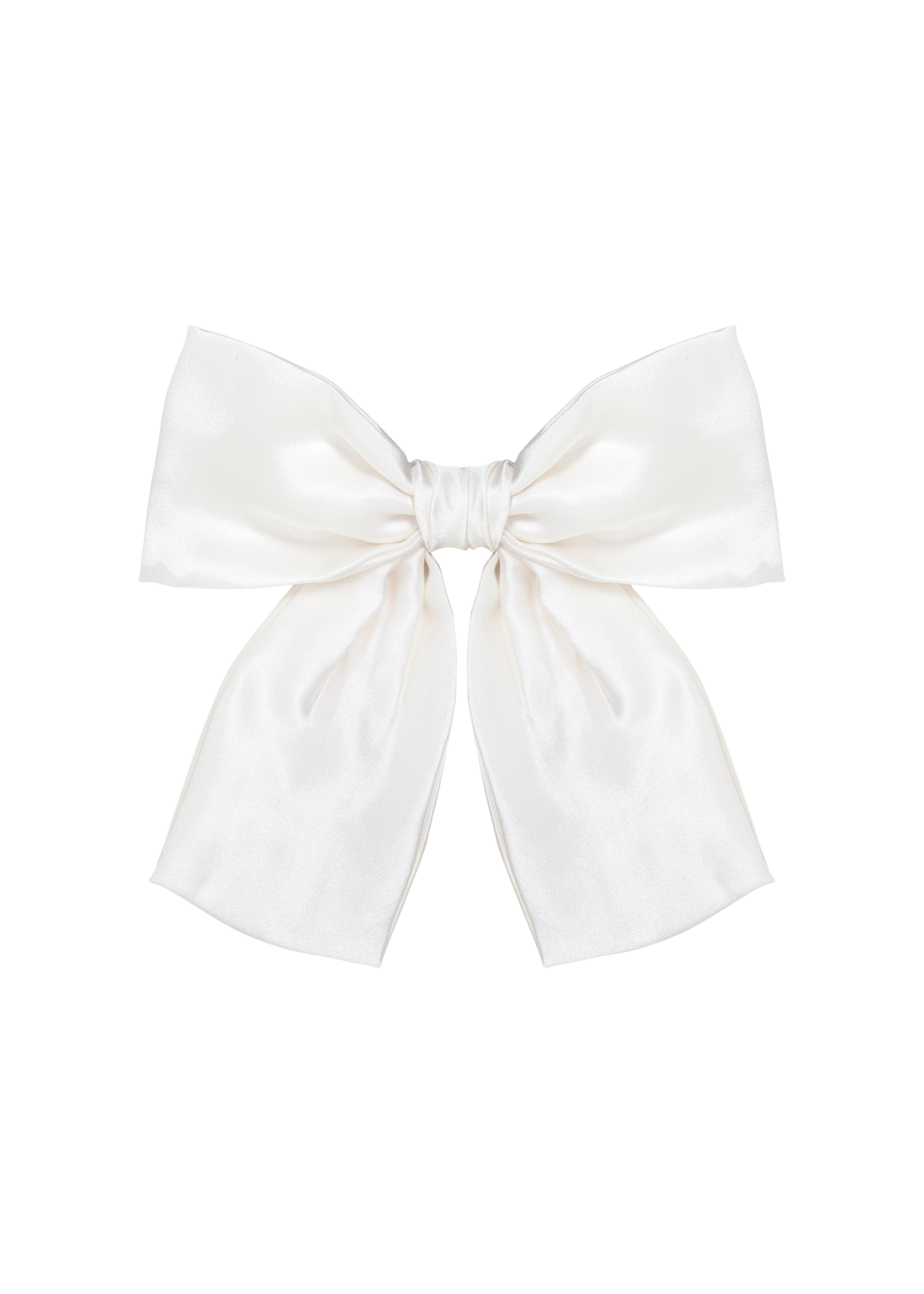 Tilly Bow Barrette in Cream