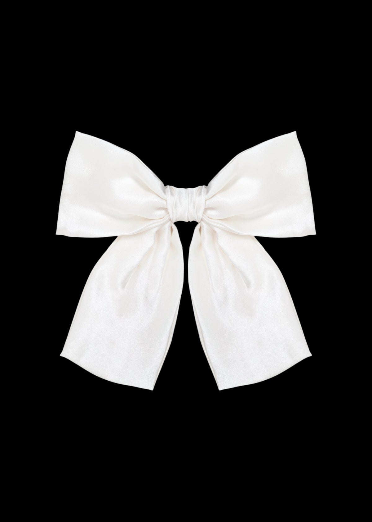 Tilly Bow Barrette in Cream