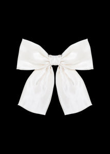 Tilly Bow Barrette in Cream