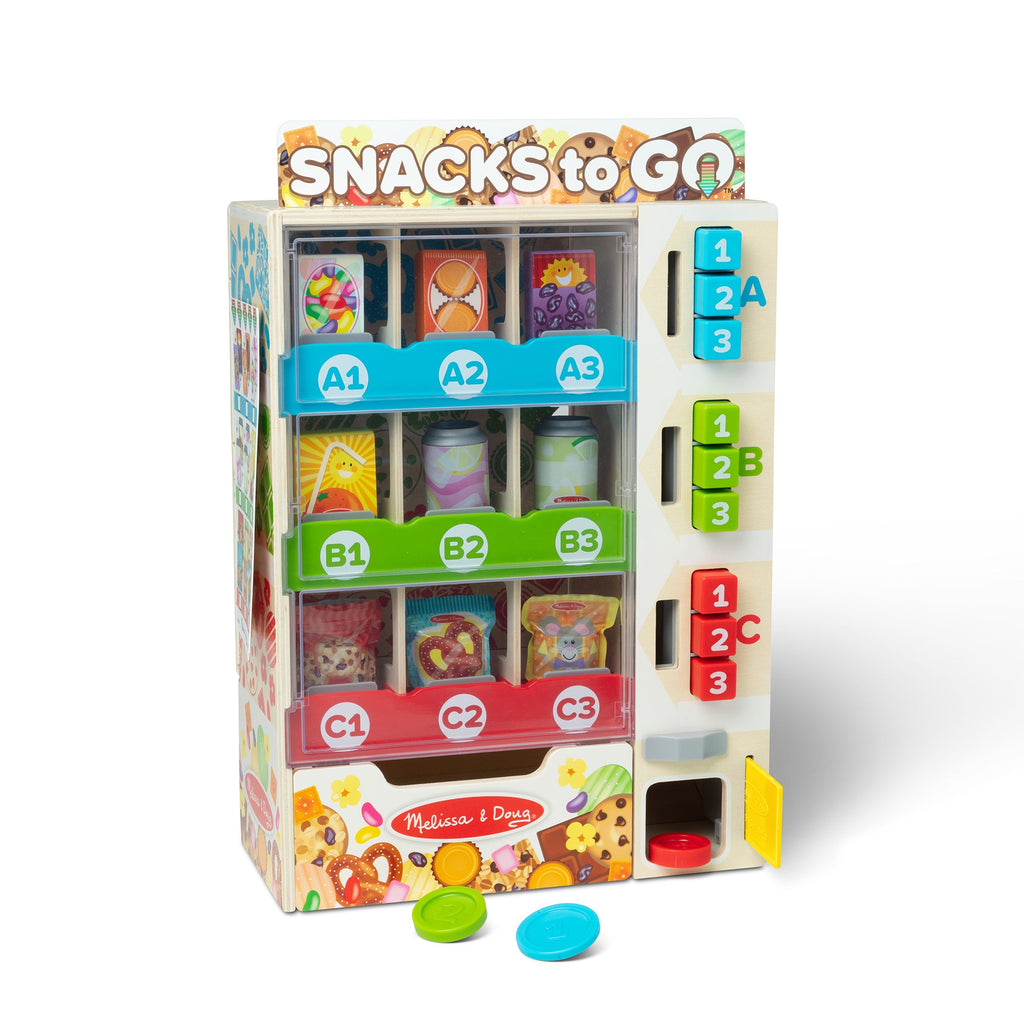 Sort, Stock, Select Wooden Vending Machine Play Set