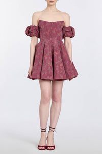 Selene Floral Ikat Mini Dress